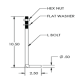PedestalPro L-Bolt-500 L-bolt Pedestal Mounting Kit