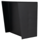 PedestalPro MC-PC-10-E-BLK 10" Square Polycarbonate Housing 12.02"x11.56"x4.33"