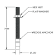 PedestalPro Stud-Anchor-500 bolt Pedestal Mounting Kit