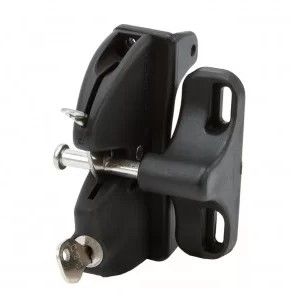 D&D 8000-1000 Gate Handle with Heavy-Duty Gate Hinge Kit, Black