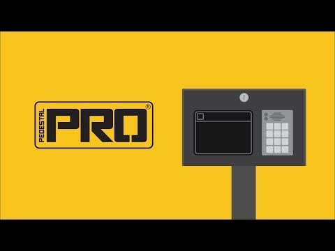 PedestalPro 818HOU-PRO-001-304 Portrait Stainless Housing