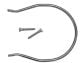 D&D 220001 Round Rail Loop Latch, Zinc