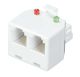 cn-xu-018-rj11-adaptor-ivory