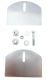 D&D CI2720 Shut It 6"  V-Groove Wheel, 2" Frame
