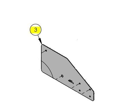DKS DoorKing 1601-128 Plate Folding Arm Wood