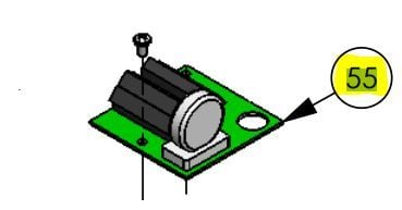 DKS DoorKing 1496-010 PCB Hash Filter DC Operators
