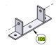 DKS DoorKing 1100-107 Bracket-End, Rail Assy 1100
