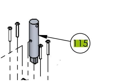 DKS DoorKing 1100-049 Locking Pin Model 1100