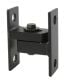 D&D CI3750B Shut It Baby BadAss Bolt-on Gate Hinge, Black