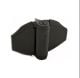 D&D 8000-1000 Gate Handle with Heavy-Duty Gate Hinge Kit, Black