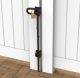 D&D QB240 Q-Bolt 40" Drop-Bolt for Vinyl/Wood Gates, Black