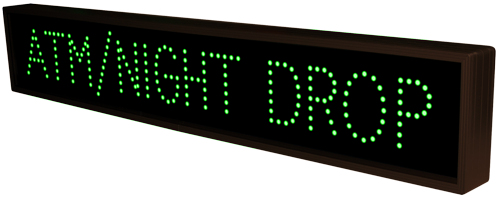 Signal-Tech 6169 "ATM/NIGHT DROP" LED Sign