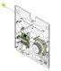 DKS DoorKing 1814-022 Subplate Flush 3 Button