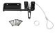 D&D 210007 Heavy-Duty Gravity Latch HD with Cable & O-Ring, Black