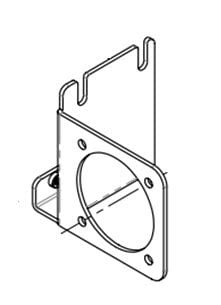 All-O-Matic MTR-B1250 DC Motor Mounting Bracket