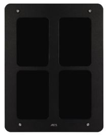 AES MOD-FB-2x2 2x2 Module Back Box and Mounting Plate