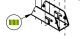 DKS DoorKing 1100-116 Bracket Lock Pin Base