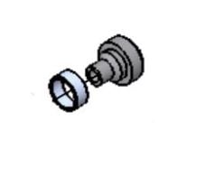 dks-doorking-1100-145-grommet-collar-rail-assy