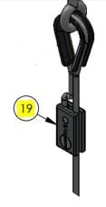 DKS DoorKing 1601-123 Cable Clamp