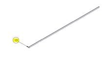 DKS DoorKing 1610-119 Support Rail Inground Spike