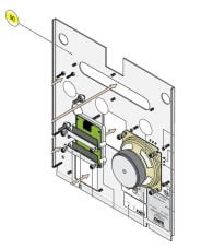 DKS DoorKing 1814-022 Subplate Flush 3 Button