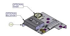 DKS DoorKing 2601-196 Plate Rec'vr Timer Mount