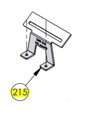DKS DoorKing 2601-218 Bracket Mag Limit Switch