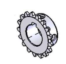 DKS DoorKing 2601-228 Sprocket 17 Tooth