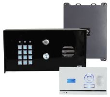 AES 603-HF-PBK-US Pedestal Mount Wireless Audio Intercom