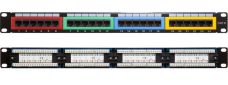 cn-kd-pp6-09-wall-mount-19in-cat6-patch-pannel-24ports-colored-1u
