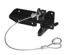 D&D 210007 Heavy-Duty Gravity Latch HD with Cable & O-Ring, Black