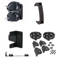 D&D 8000-1035 Safety Latch, Hinges, Closer, Handle LB224 Kit, Black