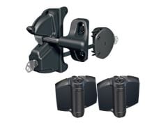 D&D 8000-1049 LokkLatch Series 2 Latch w/ Hinges Kit, Black