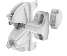 D&D LLD3KAWT LokkLatch Deluxe S3 Gate Latch Kit, White