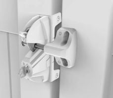 D&D LLD3KDWT LokkLatch Deluxe S3 Gate Latch Kit, White