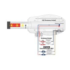 DKS DoorKIng 1601-401 Magnetic Contact COO Batt Back
