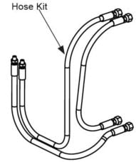 HySecurity MX001732 Hose Kit, 3/8 inch, 22 inch, SildeDriver M