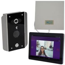 AES PRAE-IP-AB-MON1-US 1 button Praetorian IP Video Intercom