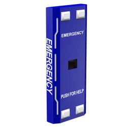 Pedestal Pro 156STA-VERK-03-ALU Emergency Wall Station