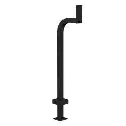 Pedestal Pro 22PE1-2NIP-01-CRS 48" Steel Gooseneck Pedestal