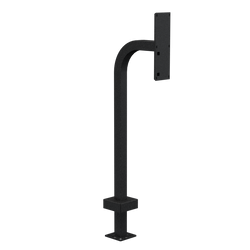 Pedestal Pro 22PE1-2NIP-03-CRS 42" Steel Gooseneck Pedestal