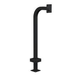 Pedestal Pro 22PE1-2NIP-04-CRS 42" Steel Gooseneck Pedestal