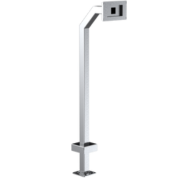 Pedestal Pro 22PE1-AIPH-10-304 48" Steel Gooseneck Pedestal