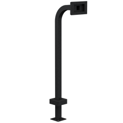 Pedestal Pro 22PE1-AIPH-10-CRS 48" Steel Gooseneck Pedestal