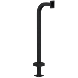 Pedestal Pro 22PE1-AIPH-15-CRS 48" Steel Gooseneck Pedestal