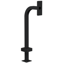 PedestalPro 22PE1-DOOR-01-CRS 36" Steel Gooseneck Pedestal