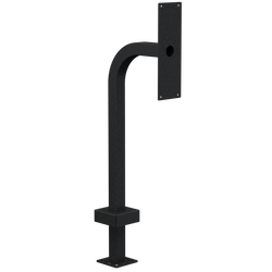 PedestalPro 22PE1-DOOR-04-CRS 36" Steel Gooseneck Pedestal
