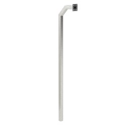 Pedestal Pro 22PE1-LINE-02-304 72" Stainless In-Ground Pedestal