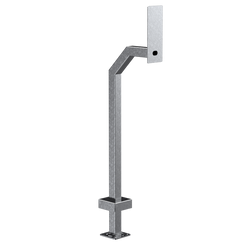 Pedestal Pro 22PE1-PAXT-01-304 42" Stainless Gooseneck Pedestal