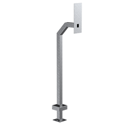 Pedestal Pro 22PE1-SWIF-01-304 48" Stainless Gooseneck Pedestal